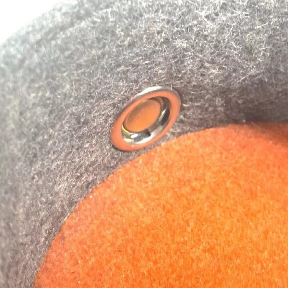 HERMES Pouch Round Logo Sugar Box Jewelry case BOX Accessory case Unused - Picture 10 of 10